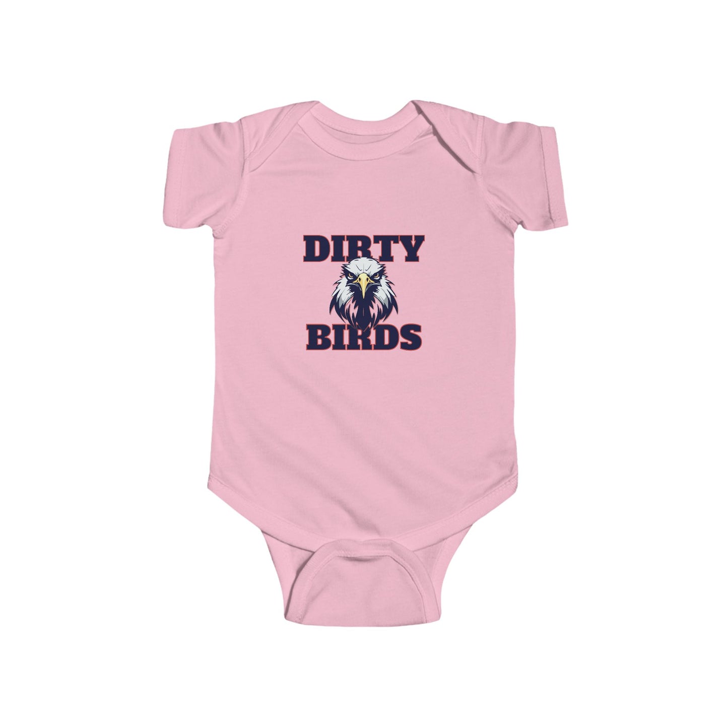 NTCC - Dirty Birds Infant Bodysuit - Cute Baby Outfit for Fans