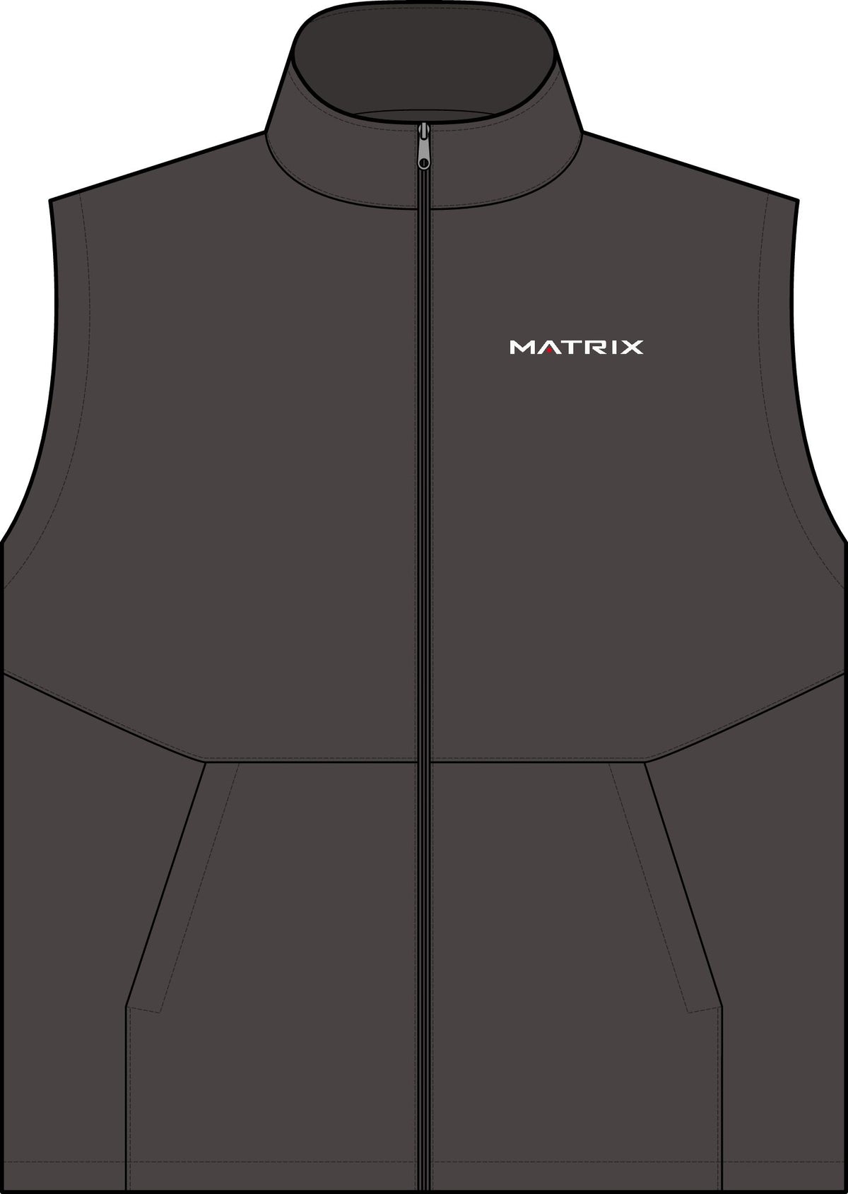 Matrix Insulated Vest – Lightweight Quilted Warmth, Zipper Front Outdoor Vest