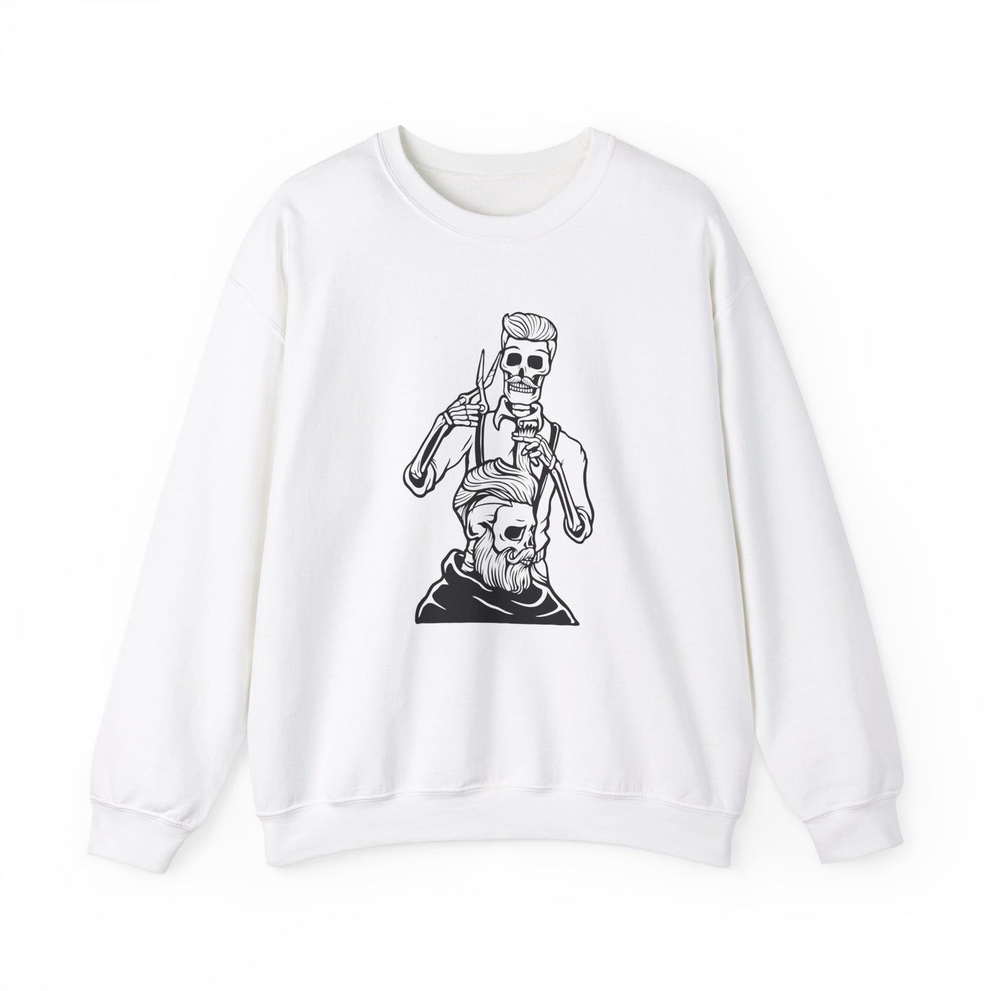 Halloween skeleton barber sweatshirt | Halloween gift | Skeleton Sweatshirt