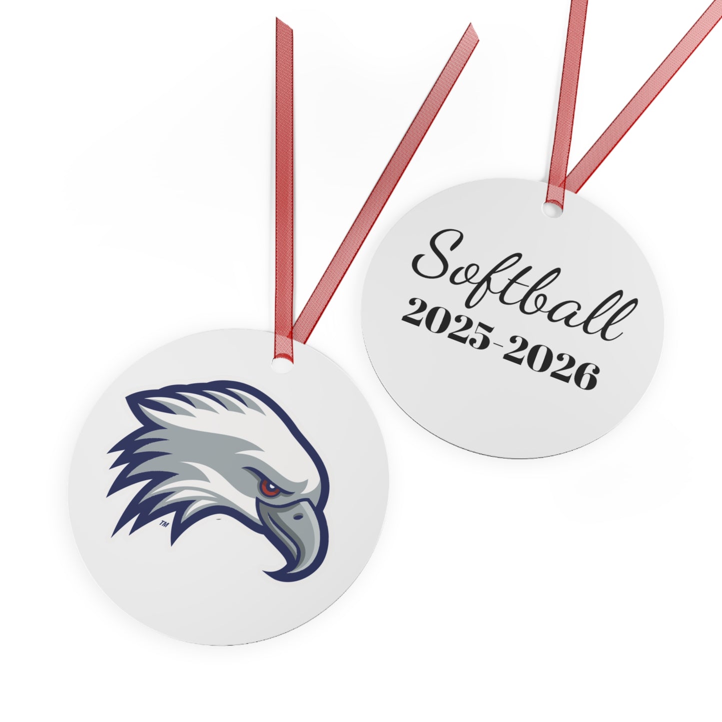 Softball Metal Ornament NTCC