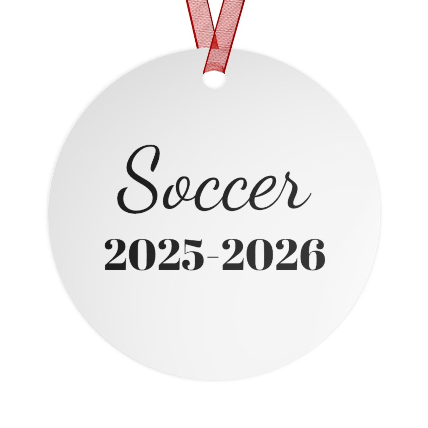 Soccer Metal Ornament NTCC