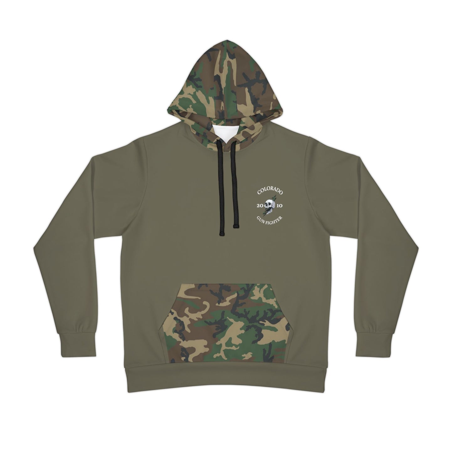 CGF Olive Athletic Hoodie (AOP)