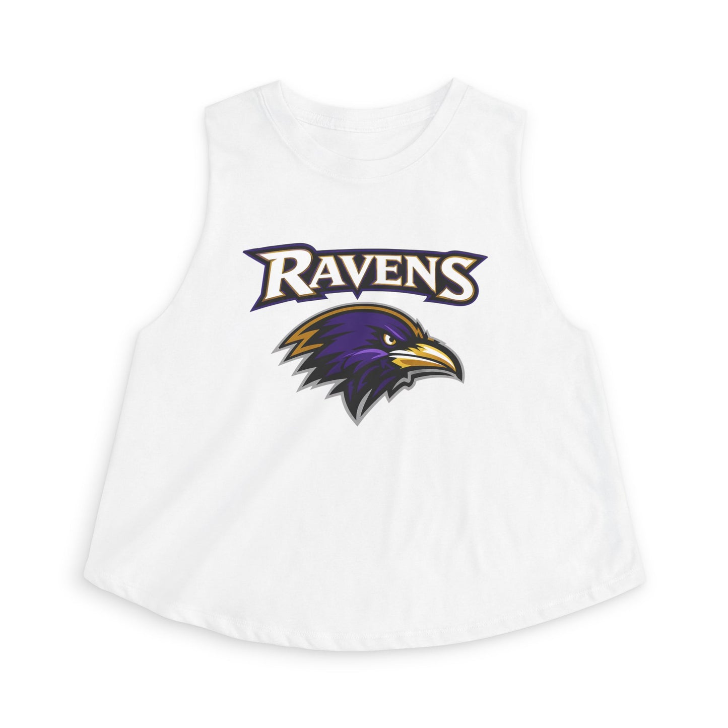 Ravens Logo Women's Crop Top - Football Fan Tank
