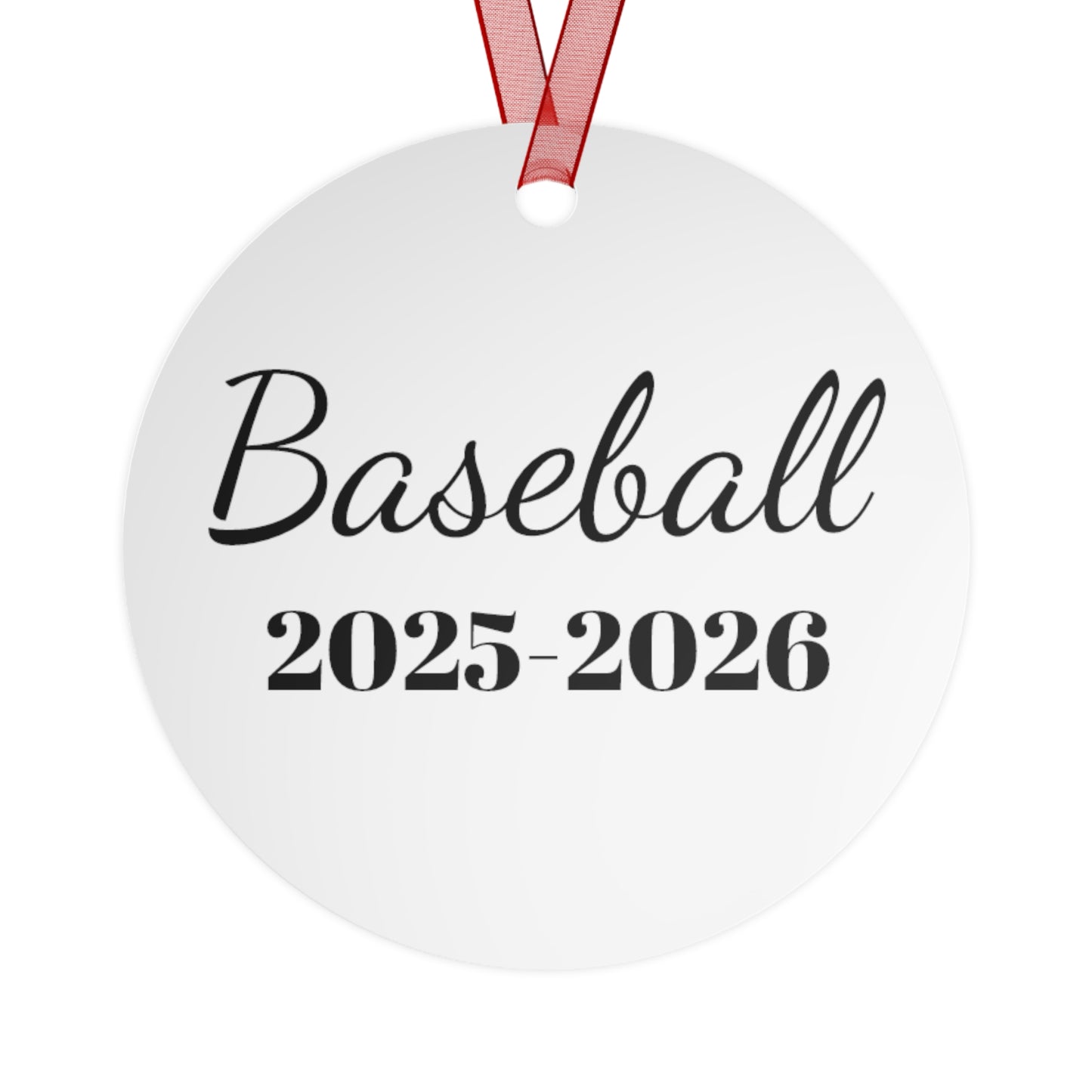 Baseball Metal Ornament NTCC