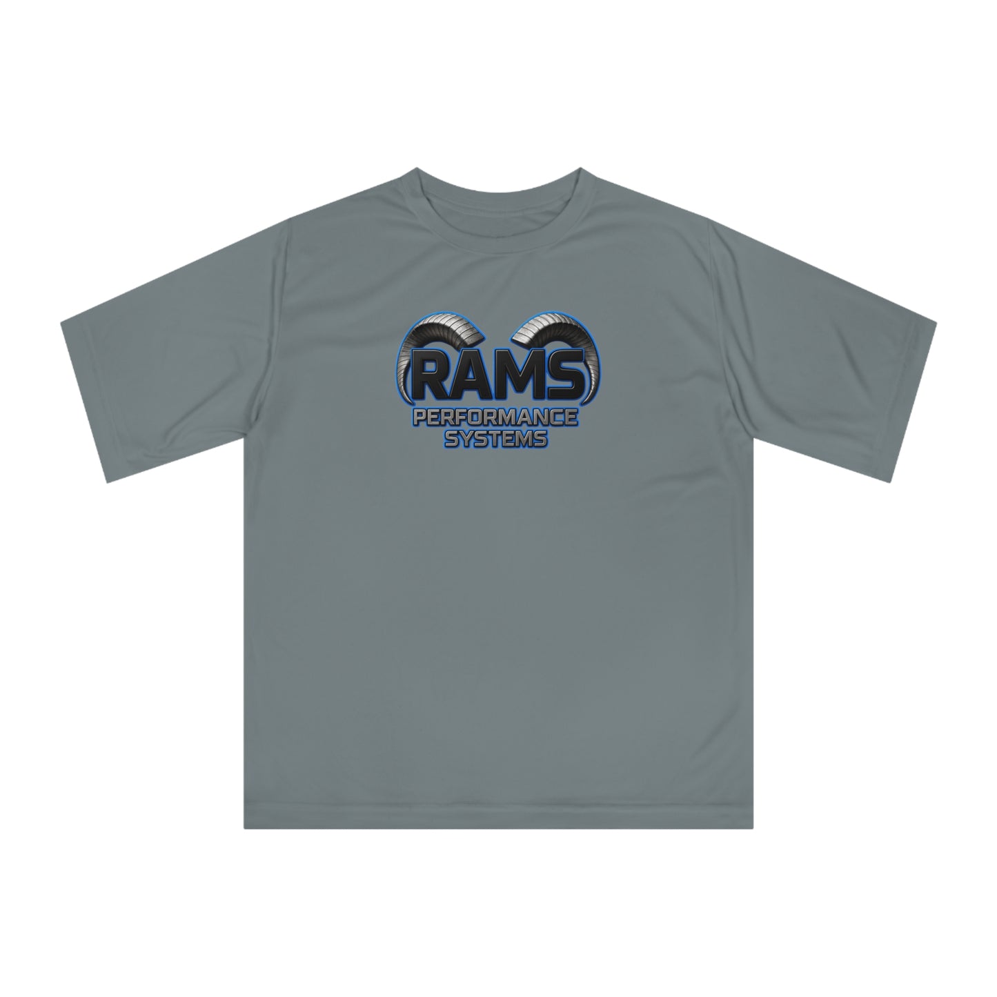RAMS - Unisex Performance Sports T-shirt | Activewear, Gym Shirt, Fitness Apparel, Workout Gear, Sports Fan, Gift for Athletes