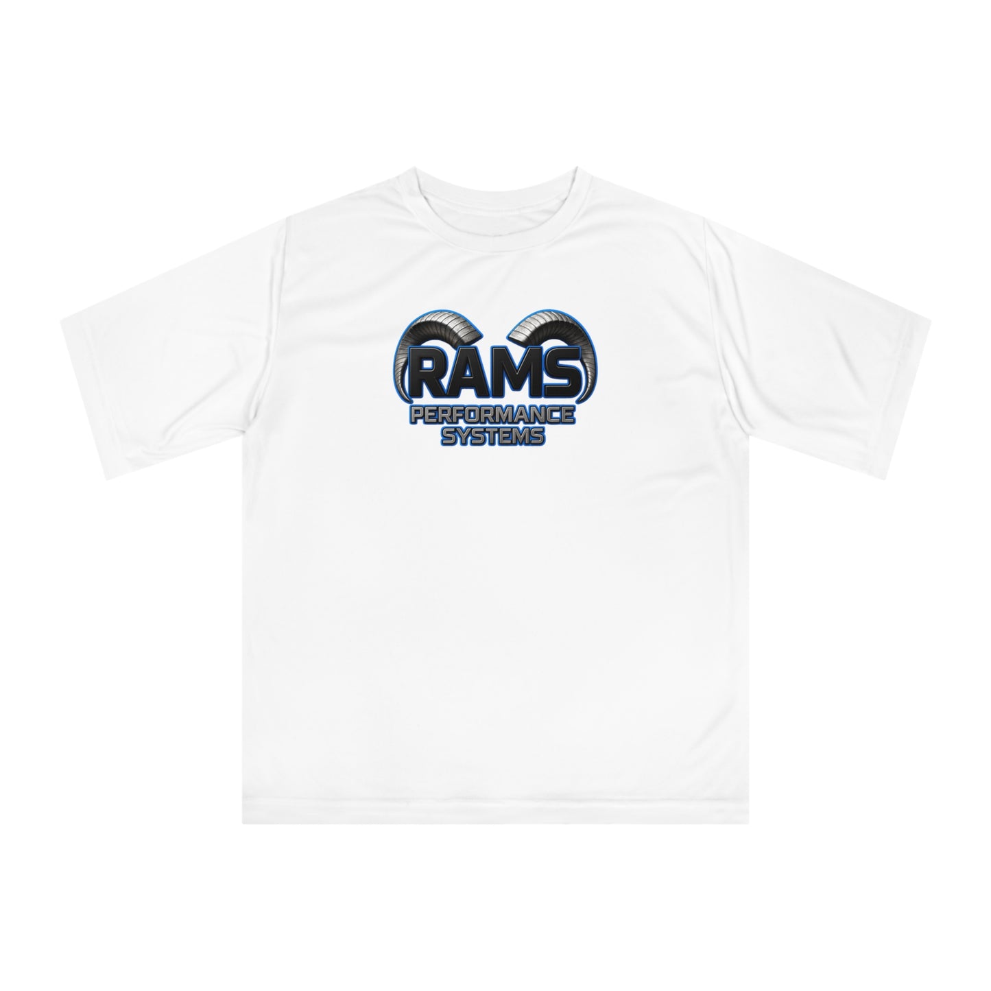 RAMS - Unisex Performance Sports T-shirt | Activewear, Gym Shirt, Fitness Apparel, Workout Gear, Sports Fan, Gift for Athletes