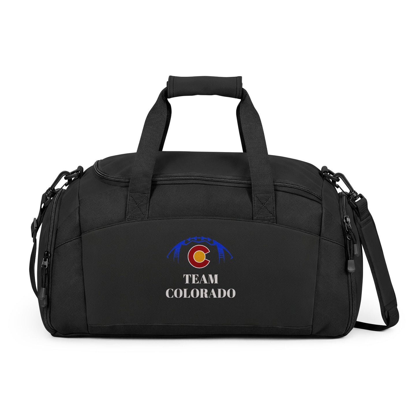 Team Colorado Gym Bag — Embroidered Duffle with Mountain Logo