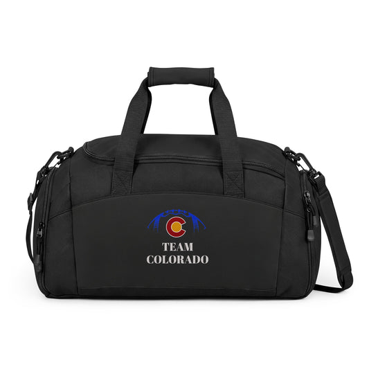 Team Colorado Gym Bag — Embroidered Duffle with Mountain Logo