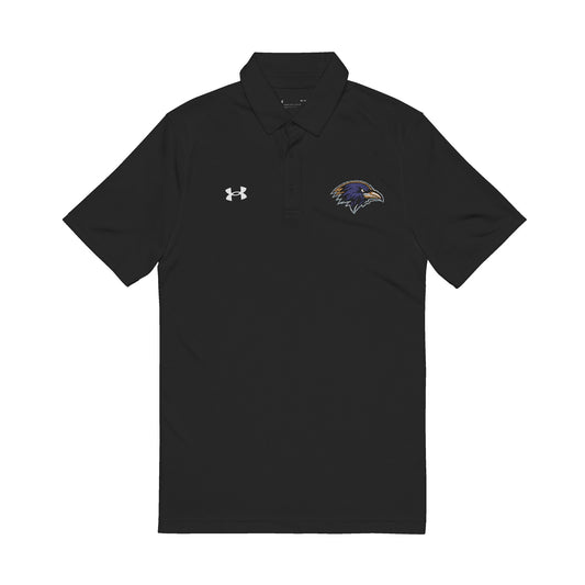 Embroidered Raven Logo Polo Shirt