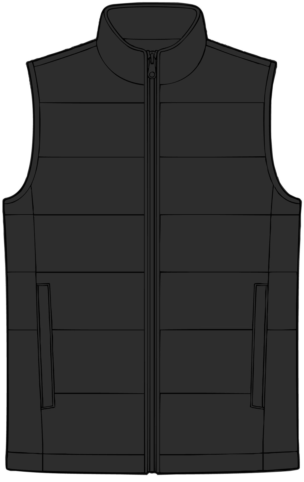 Matrix - Puffer Vest — Lightweight Quilted Vest with 'MATRIX' Chest Logo