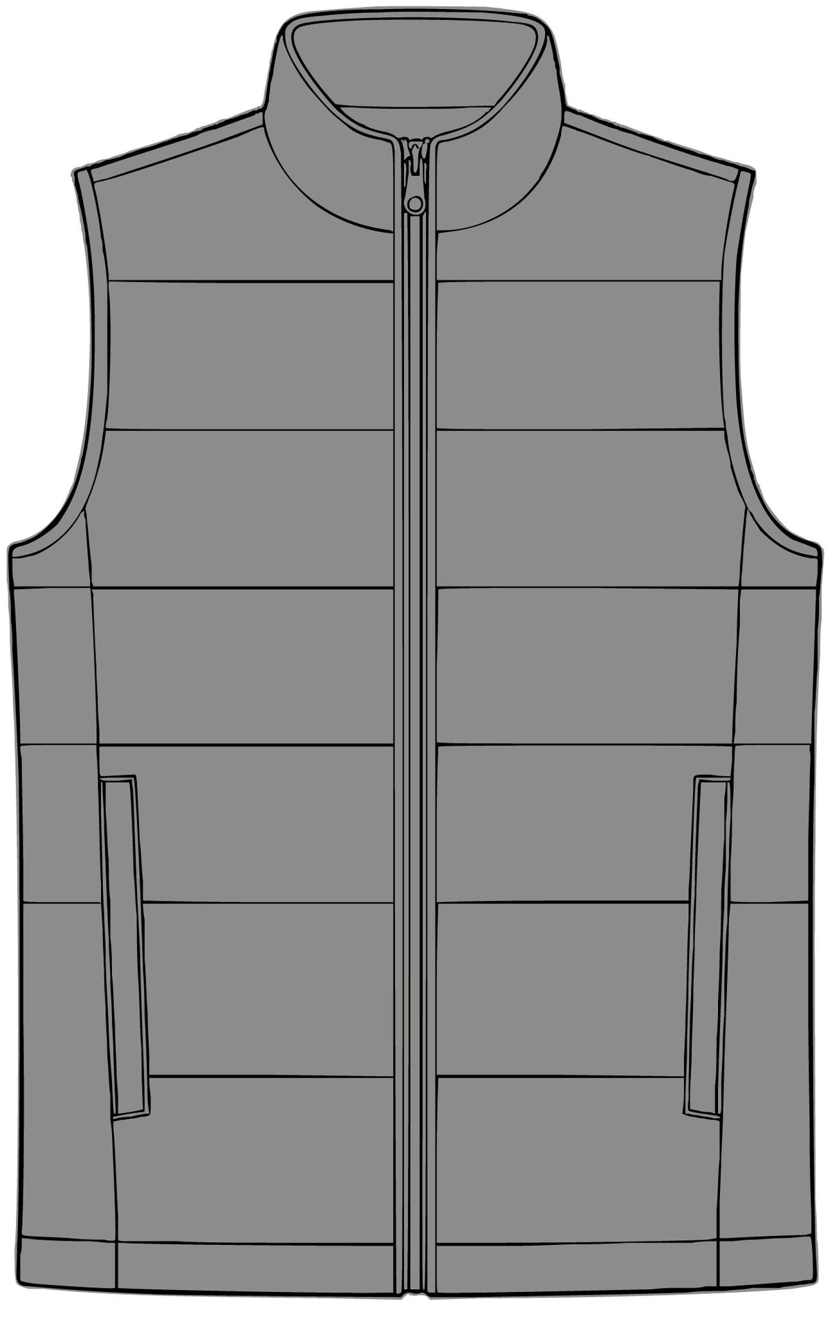 Matrix - Puffer Vest — Lightweight Quilted Vest with 'MATRIX' Chest Logo