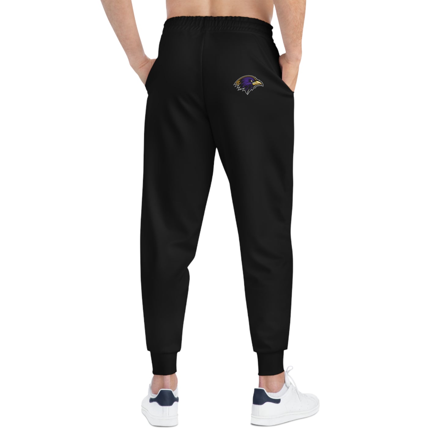 Ravens Athletic Joggers – Embroidered Team Logo Sweatpants