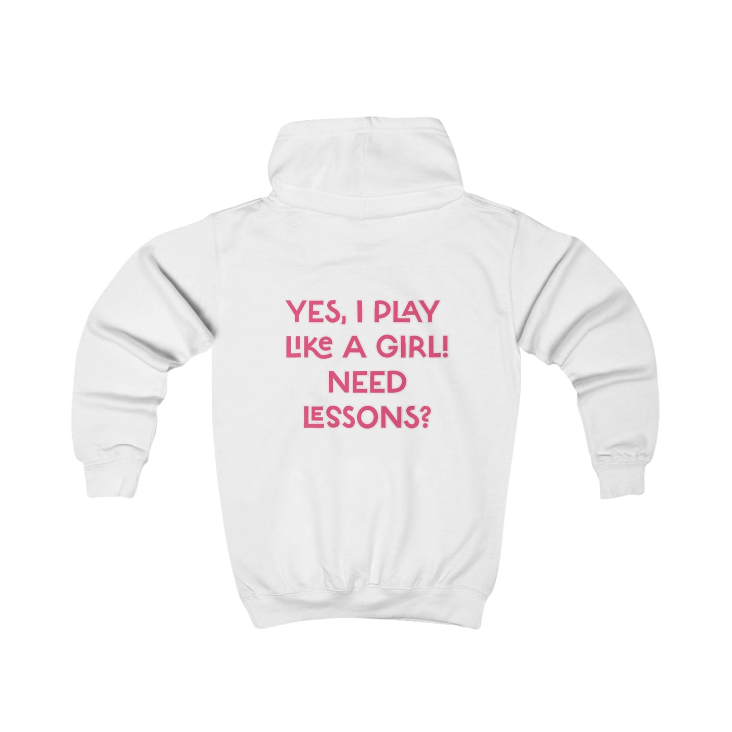 YES! I PLAY LIKE A GIRL - Kids Hoodie