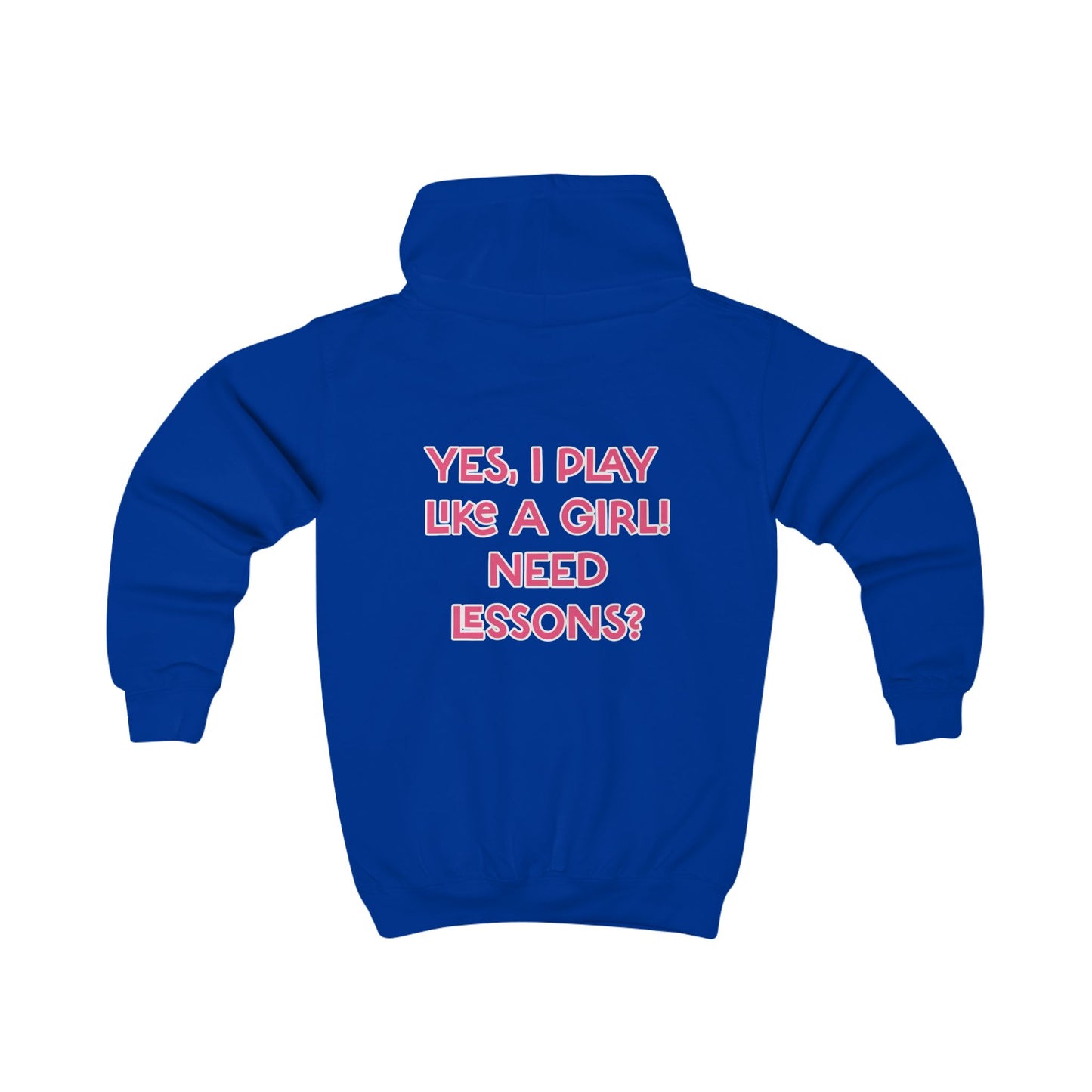 YES! I PLAY LIKE A GIRL - Kids Hoodie