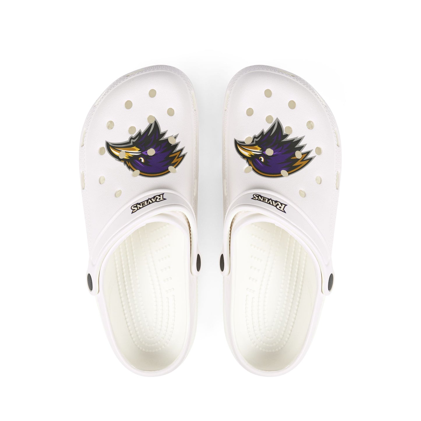Raven Foam Clogs — Lightweight Team Spirit Slip-Ons