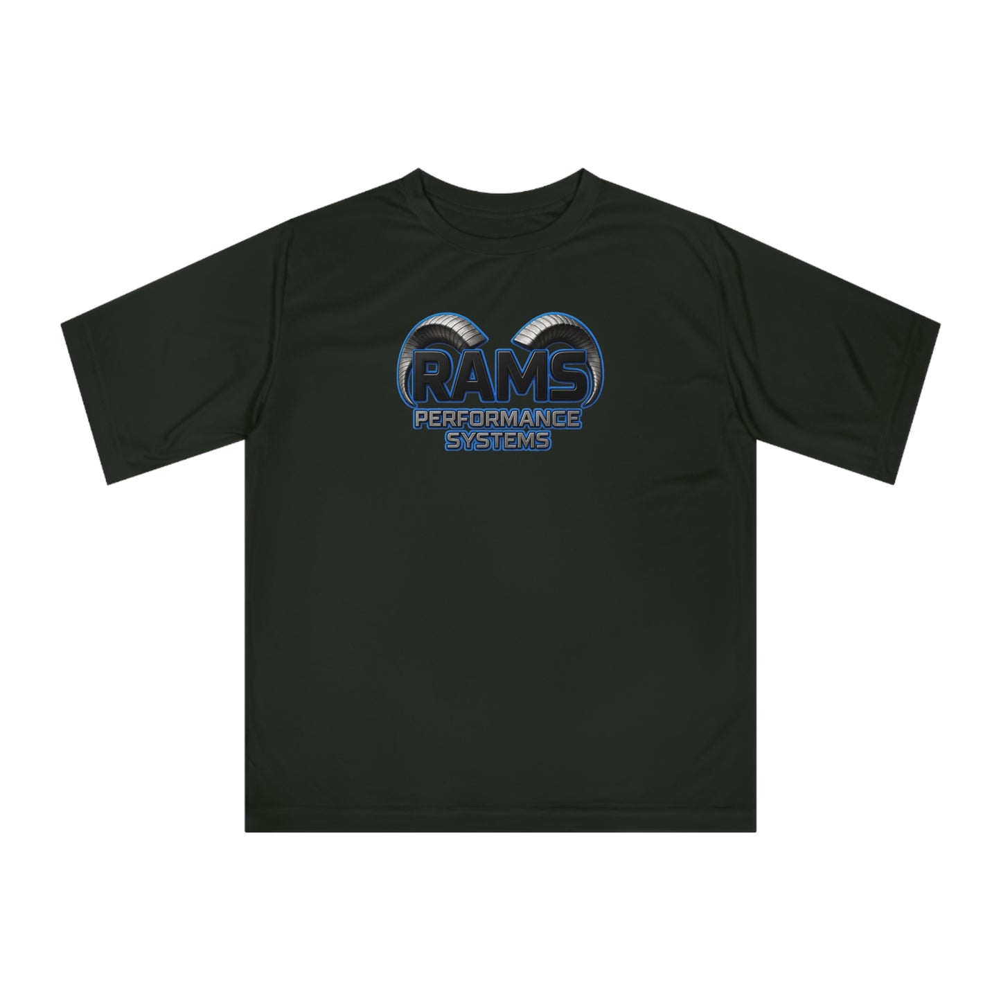 RAMS - Unisex Performance Sports T-shirt | Activewear, Gym Shirt, Fitness Apparel, Workout Gear, Sports Fan, Gift for Athletes