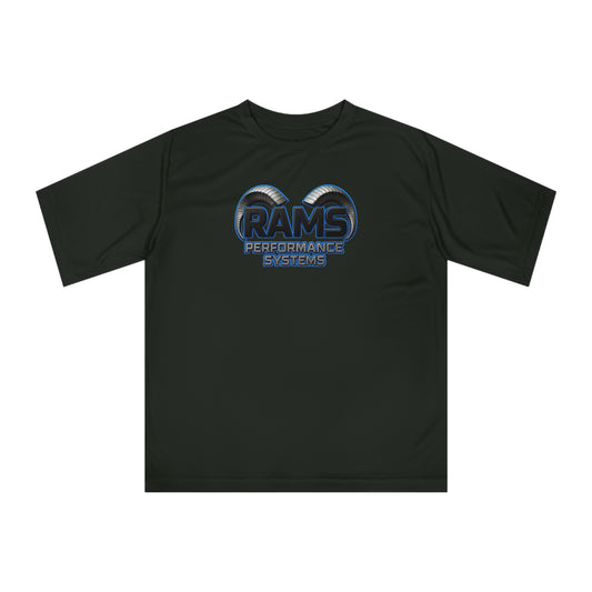 RAMS - Unisex Performance Sports T-shirt | Activewear, Gym Shirt, Fitness Apparel, Workout Gear, Sports Fan, Gift for Athletes