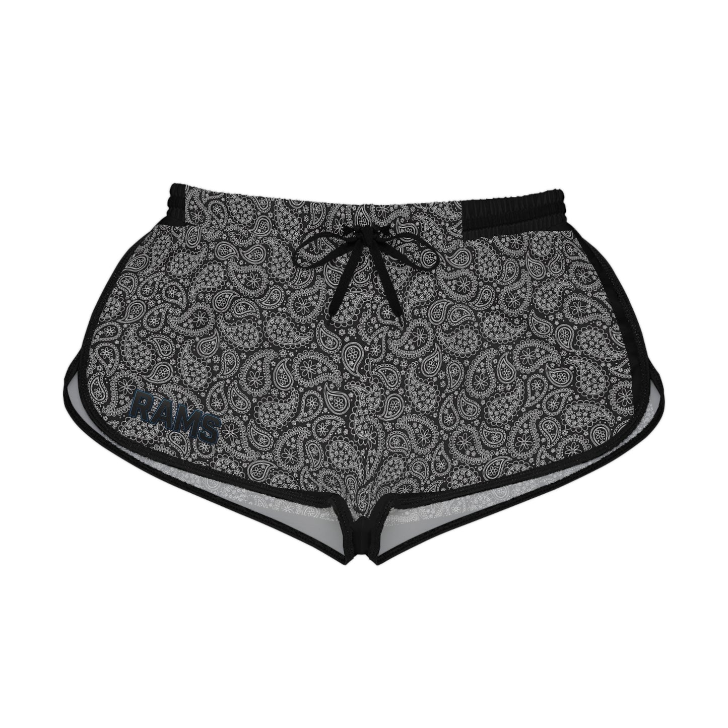 RAMS - Stylish Women's Relaxed Shorts, AOP, Casual Summer Wear, Beach Shorts, Active Lifestyle, Travel Essentials, Perfect for Relaxation