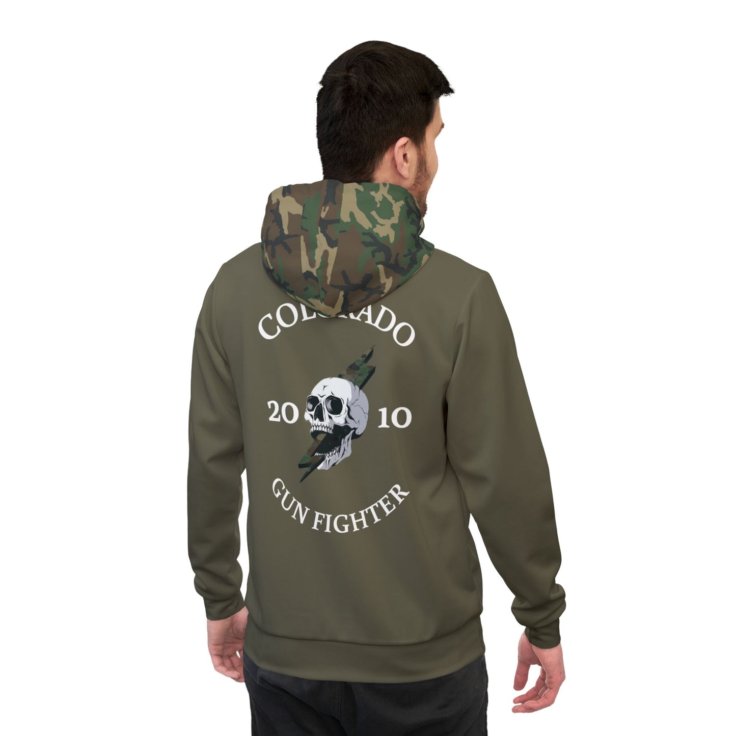 CGF Olive Athletic Hoodie (AOP)