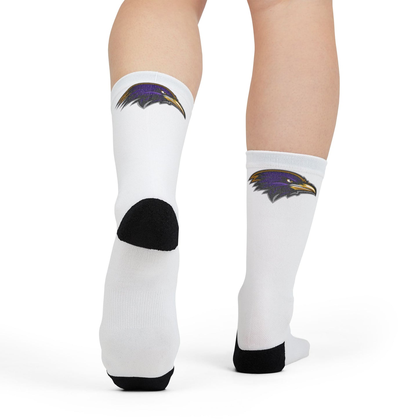 Ravens Crew Socks — Sports Team Logo Socks
