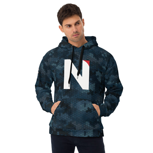 NTCC Blue Camo "N" Unisex Hoodie