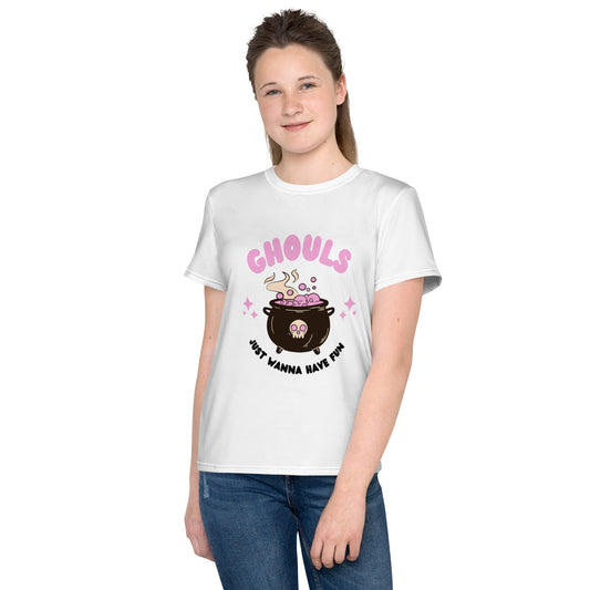 Ghouls Just want to have fun | Girls Just want to have fun shirt | Youth Shirt | Halloween Shirt | Halloween Ghoul TShirt