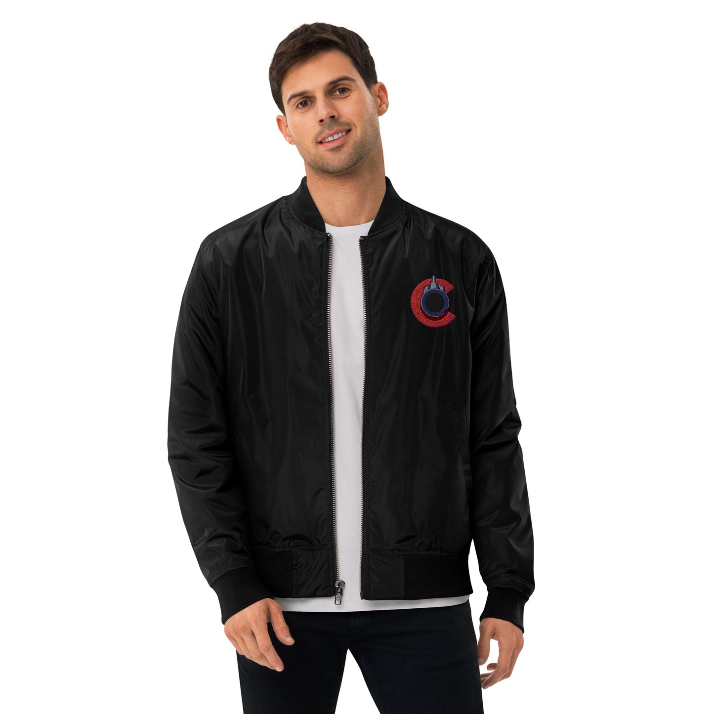 CGF logo Premium recycled bomber jacket