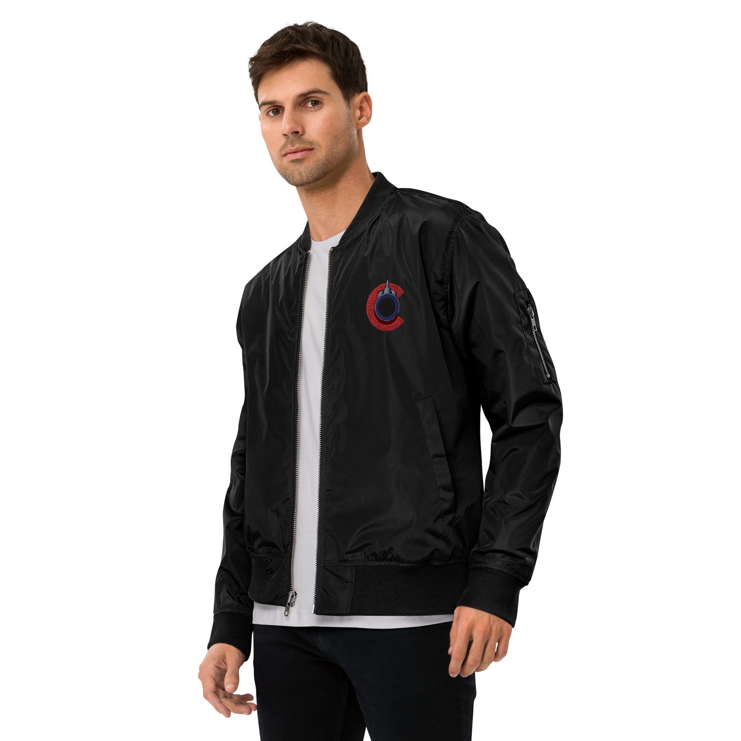 CGF logo Premium recycled bomber jacket