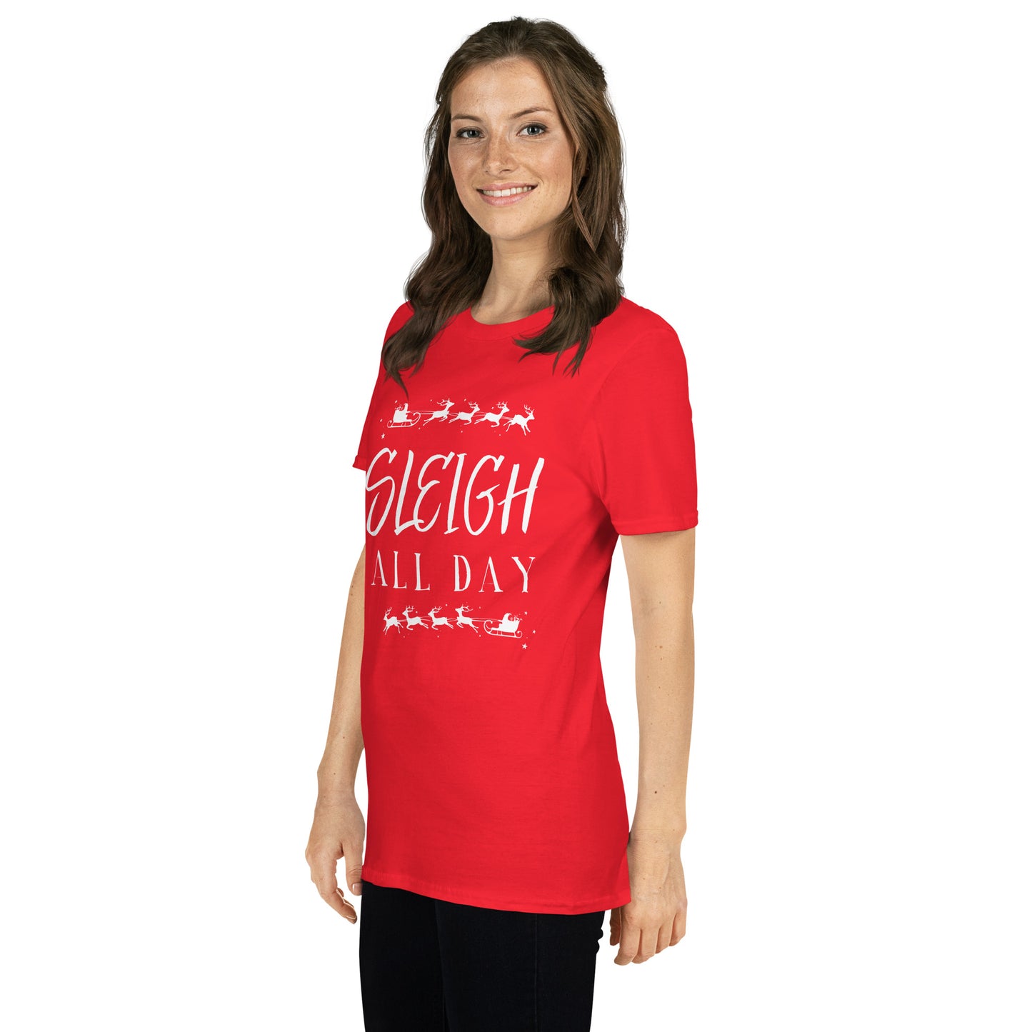 Sleigh All Day | Christmas Shirt | Christmas Sleigh | Holliday TShirt | Christmas TShirt | Christmas Gift Shirt