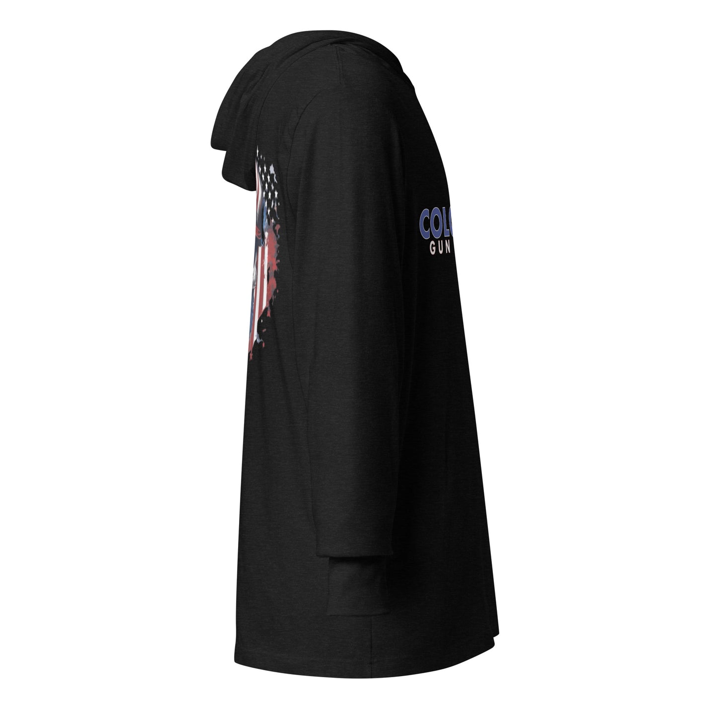 CGF Patriotic Skull - Hooded long-sleeve tee