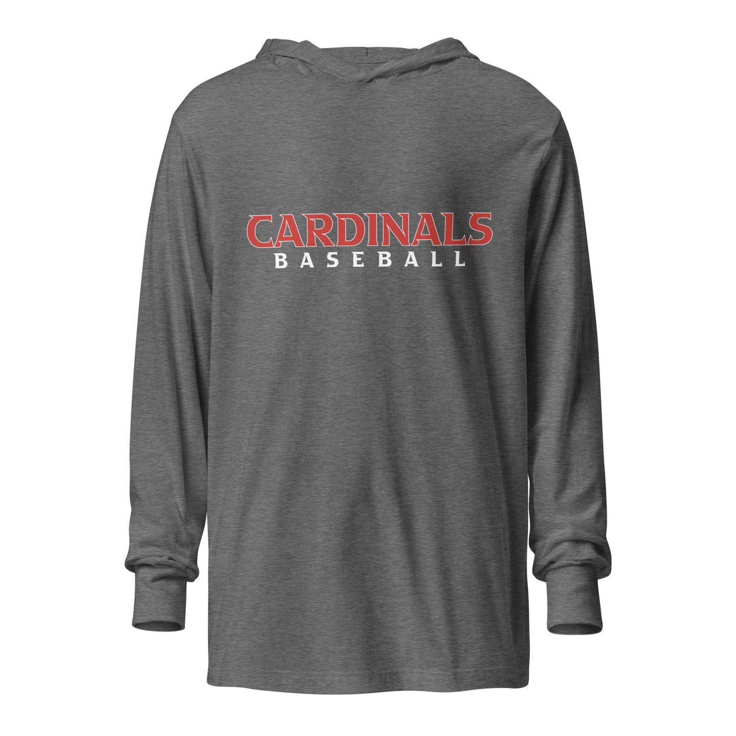 Cardinals Baseball- Hooded long-sleeve tee