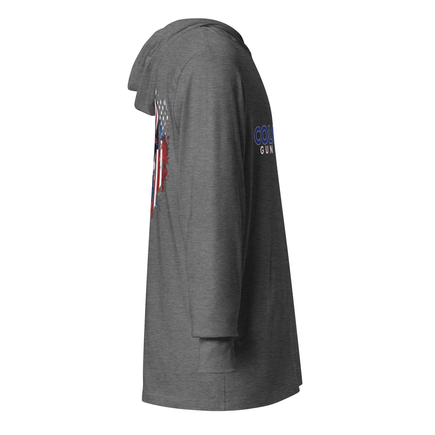 CGF Patriotic Skull - Hooded long-sleeve tee