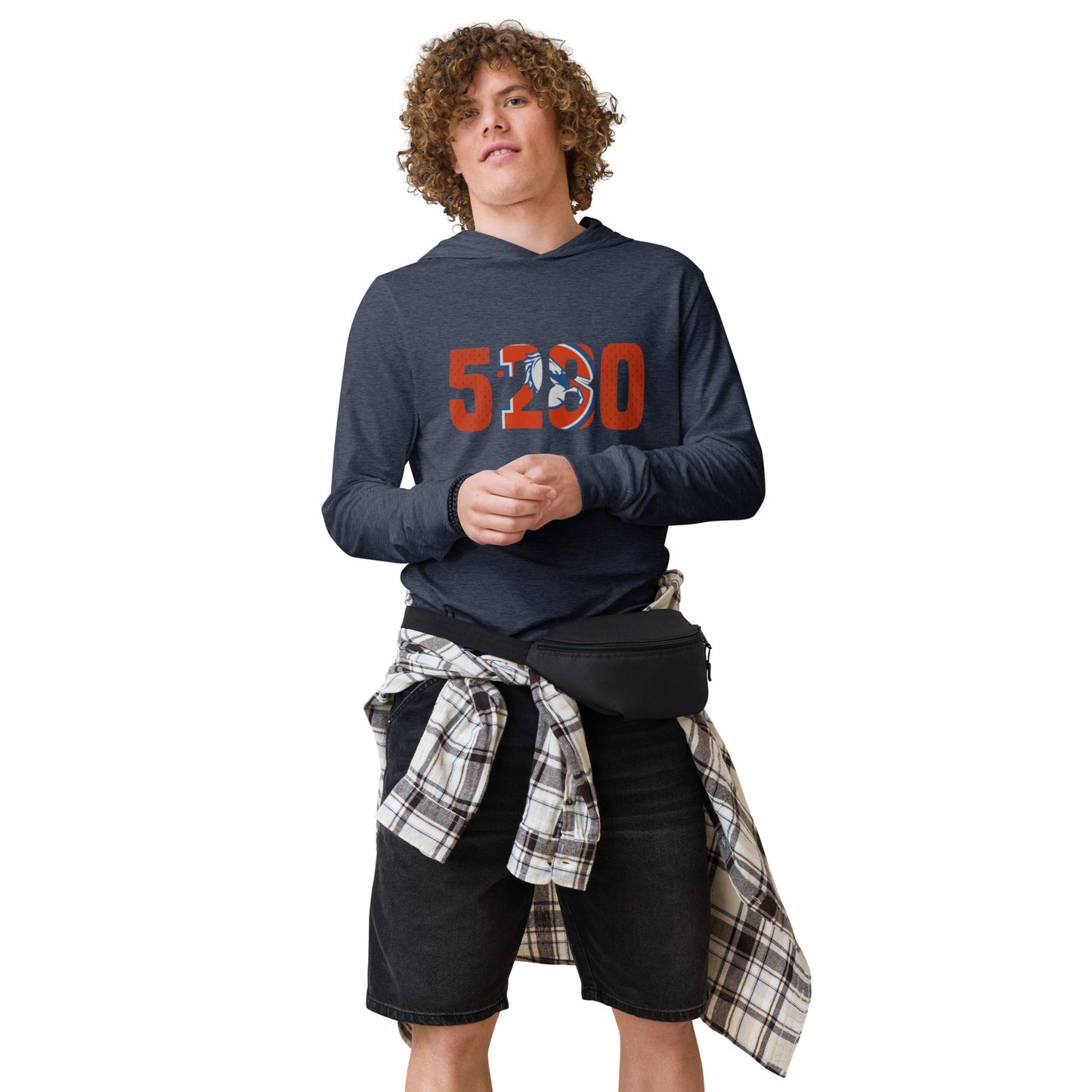 5280 D - Hooded long-sleeve tee