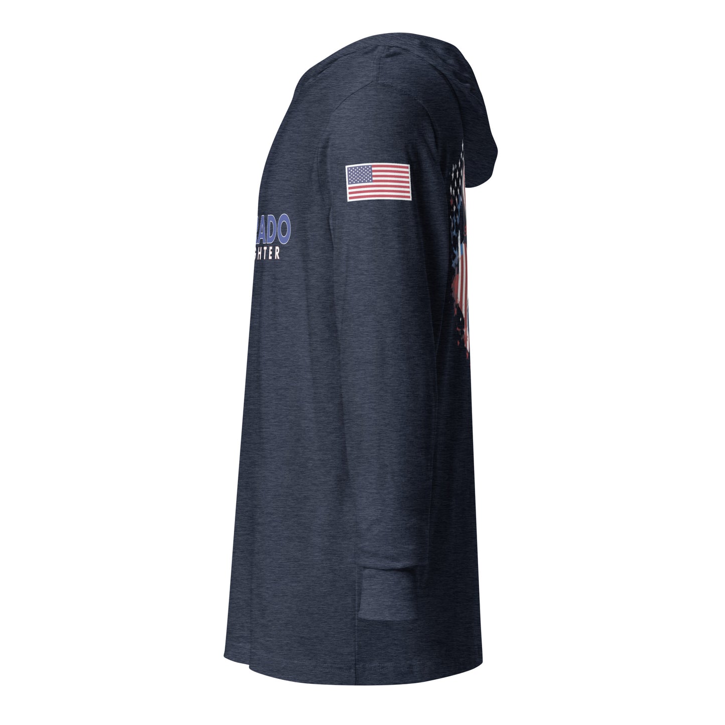 CGF Patriotic Skull - Hooded long-sleeve tee