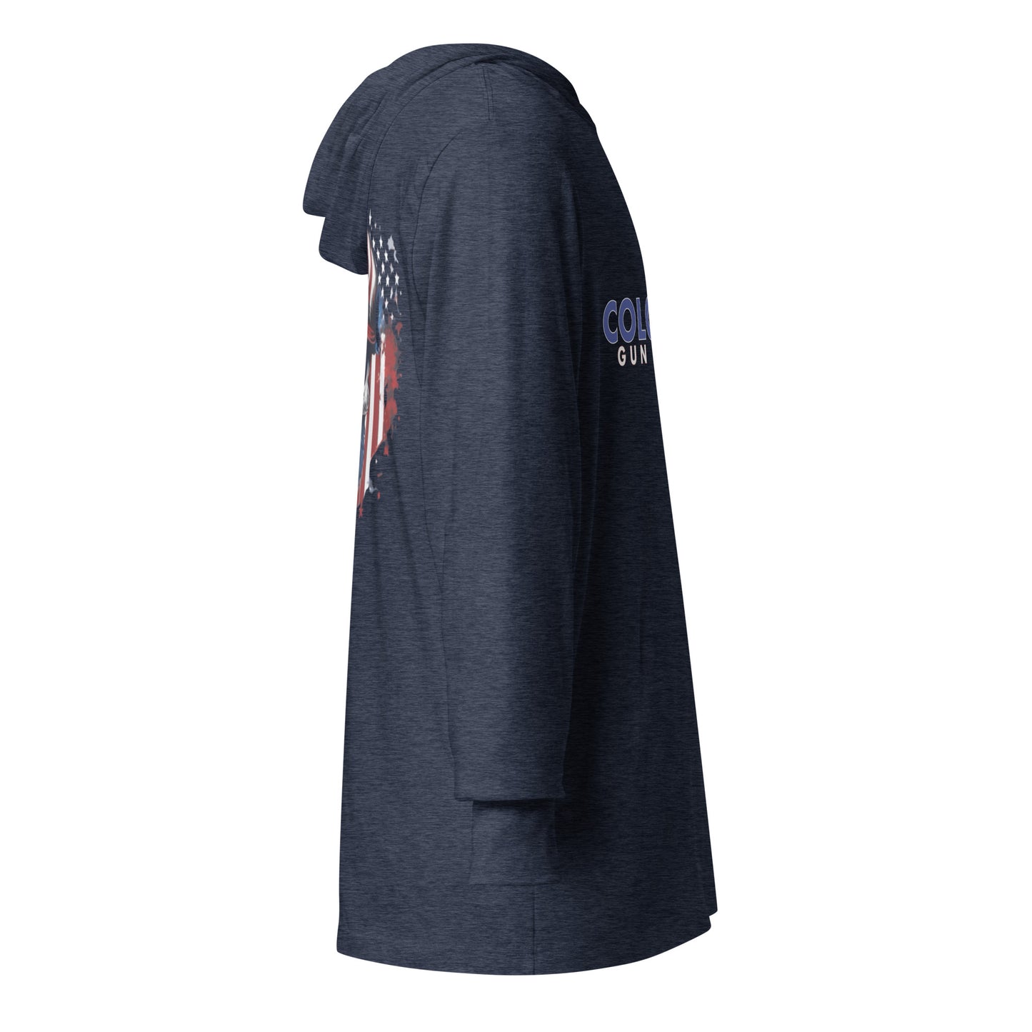 CGF Patriotic Skull - Hooded long-sleeve tee