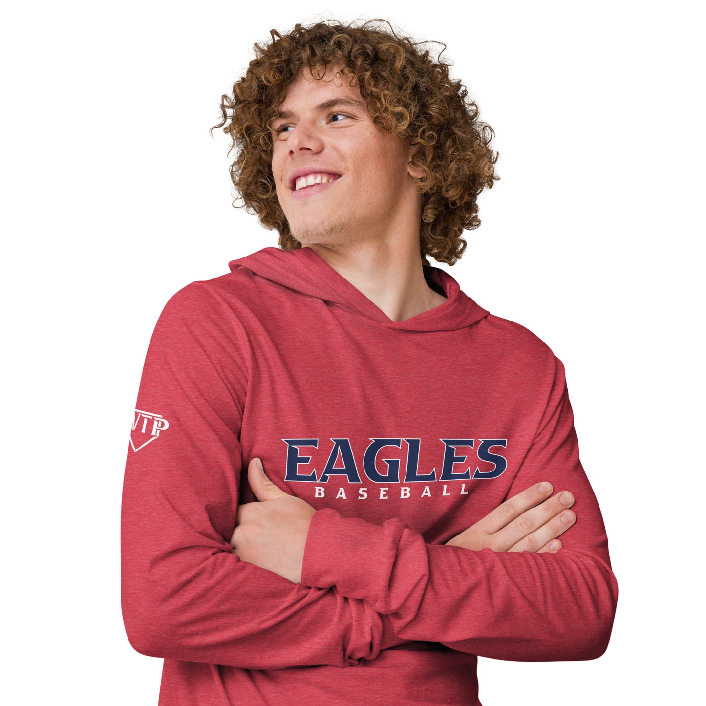 NTCC Baseball- Hooded long-sleeve tee