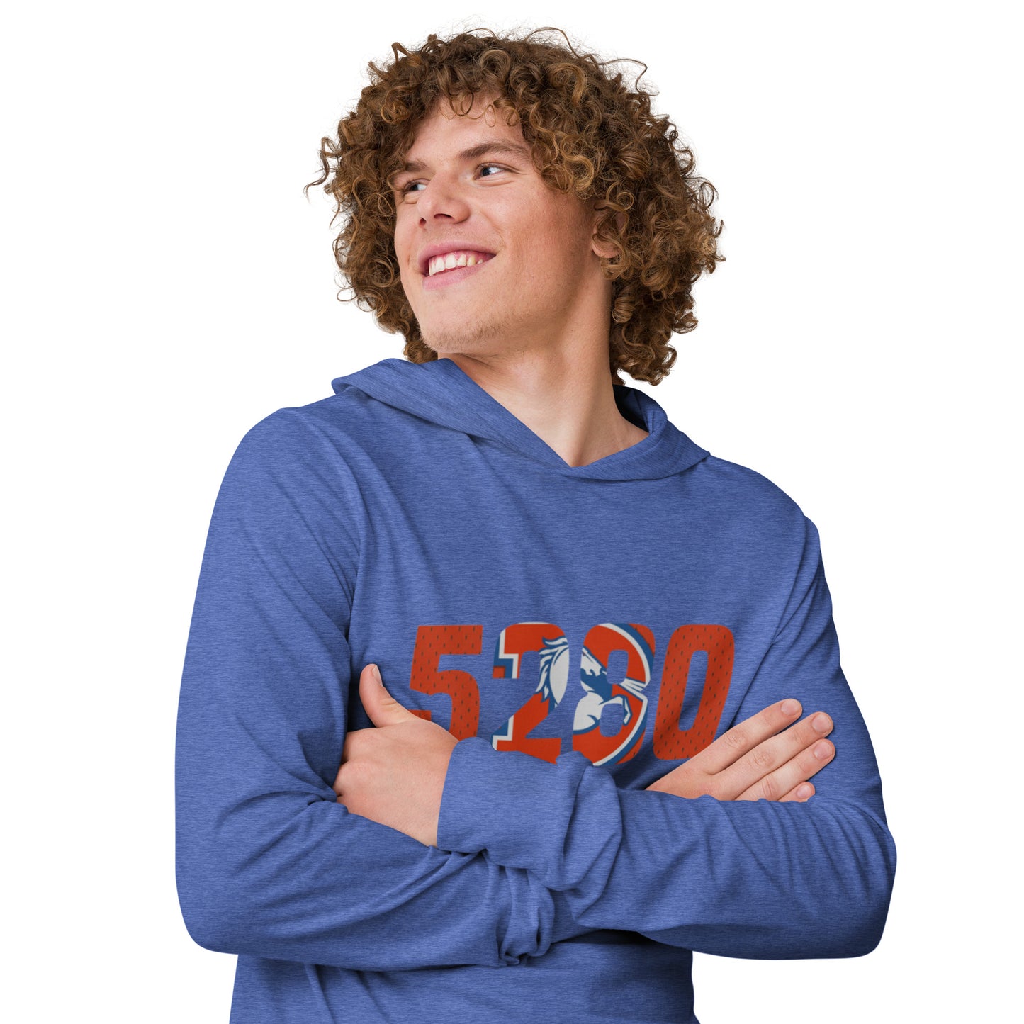 5280 D - Hooded long-sleeve tee