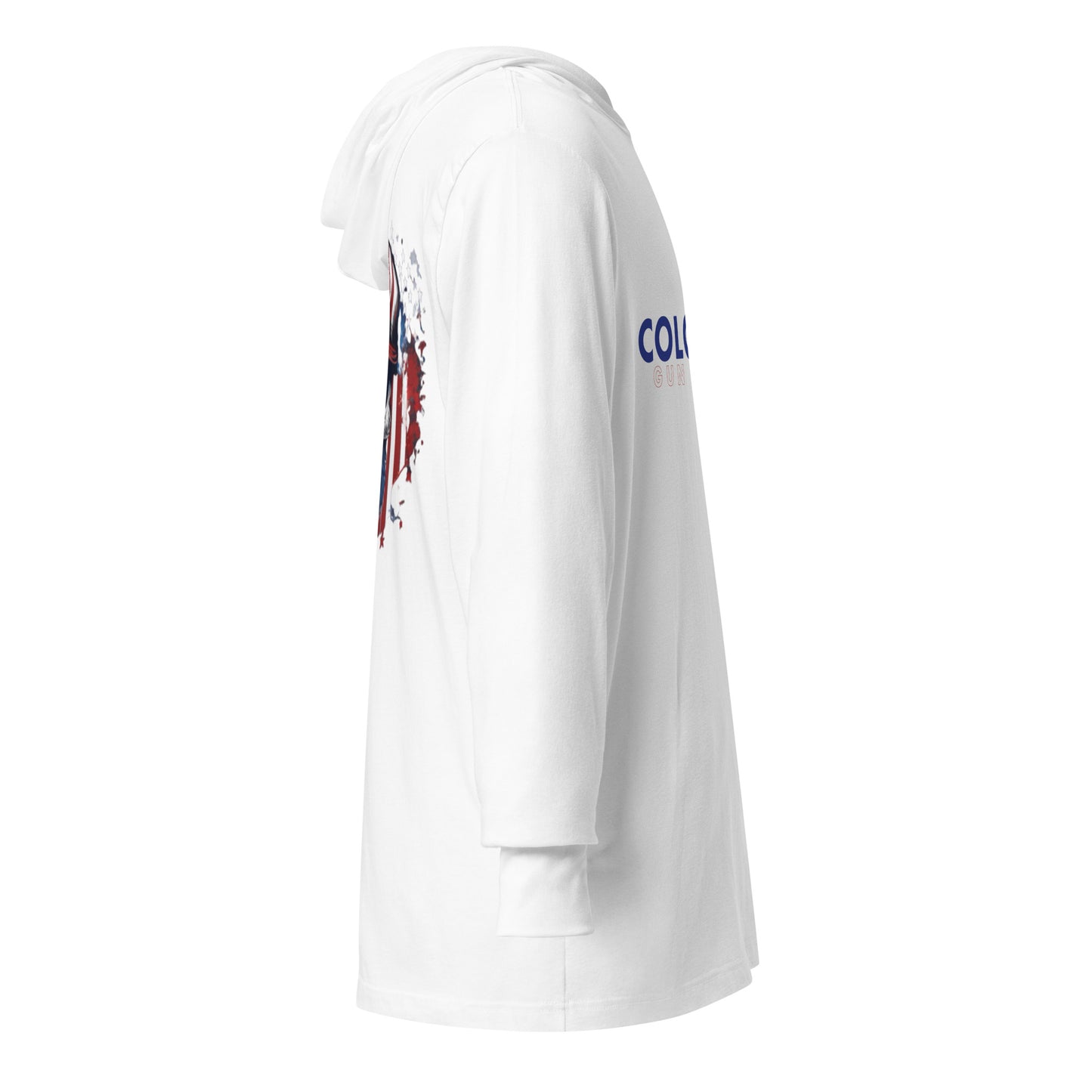 CGF Patriotic Skull - Hooded long-sleeve tee