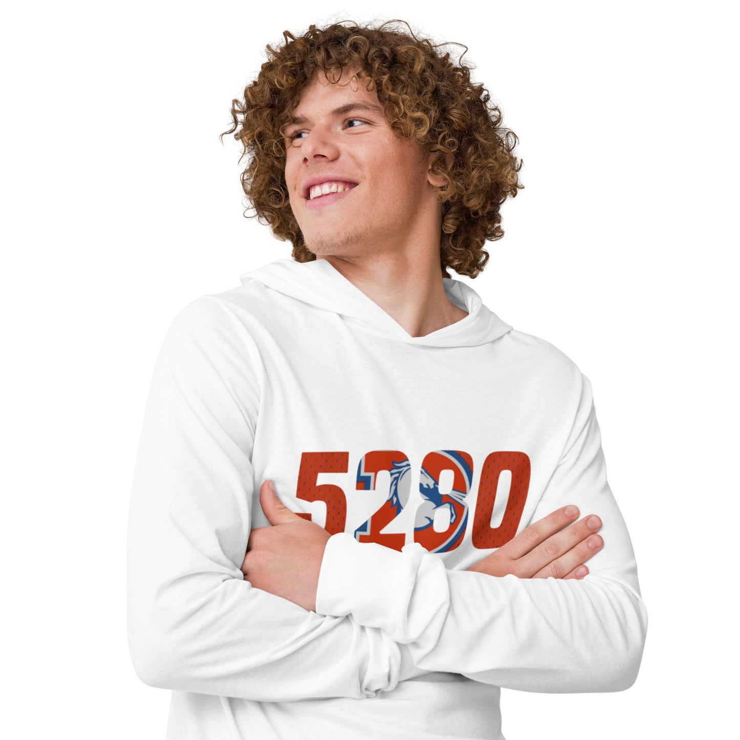 5280 D - Hooded long-sleeve tee